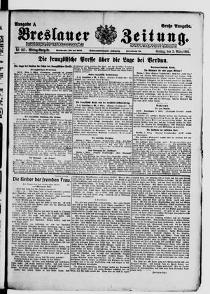 Breslauer Zeitung vom 03.03.1916