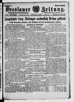 Breslauer Zeitung vom 08.03.1916