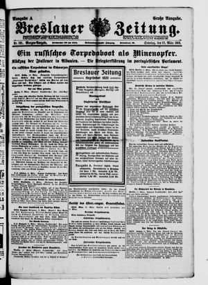 Breslauer Zeitung vom 12.03.1916