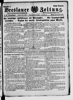 Breslauer Zeitung vom 13.03.1916