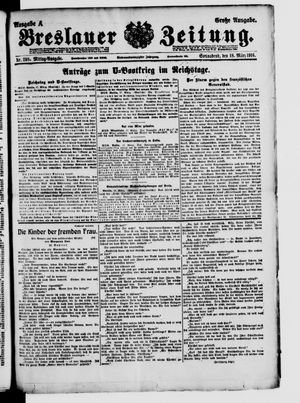 Breslauer Zeitung vom 18.03.1916