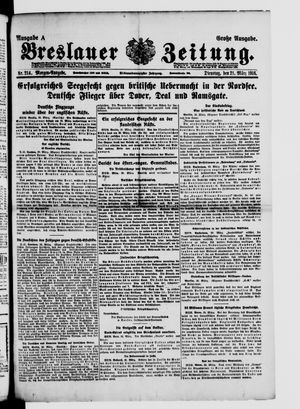 Breslauer Zeitung vom 21.03.1916