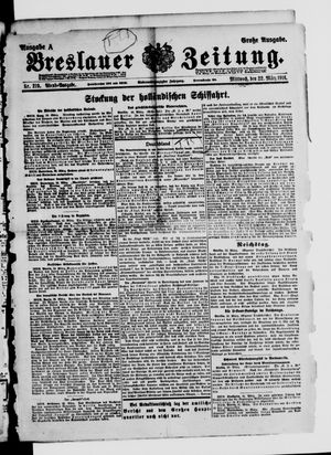 Breslauer Zeitung vom 22.03.1916