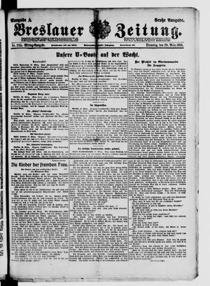 Breslauer Zeitung vom 28.03.1916