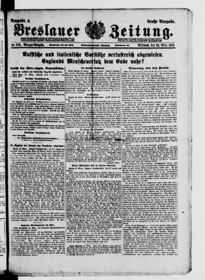 Breslauer Zeitung vom 29.03.1916