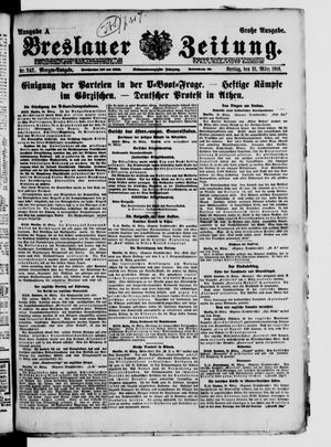 Breslauer Zeitung vom 31.03.1916