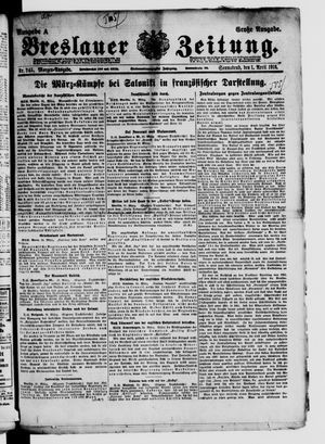 Breslauer Zeitung vom 01.04.1916