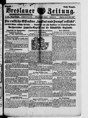 Breslauer Zeitung on Apr 2, 1916