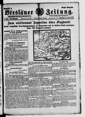 Breslauer Zeitung vom 04.04.1916