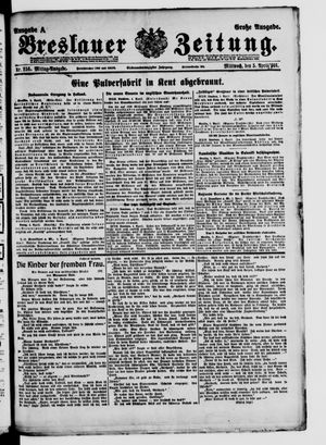 Breslauer Zeitung on Apr 5, 1916