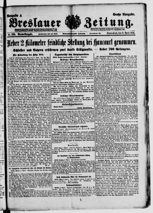 Breslauer Zeitung on Apr 8, 1916
