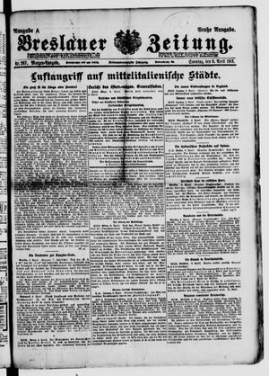 Breslauer Zeitung vom 09.04.1916