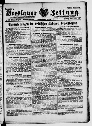 Breslauer Zeitung on Apr 18, 1916