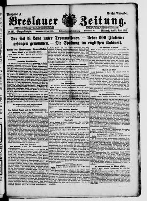 Breslauer Zeitung vom 19.04.1916