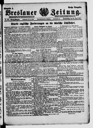 Breslauer Zeitung on Apr 20, 1916