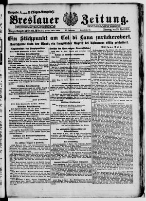 Breslauer Zeitung vom 25.04.1916