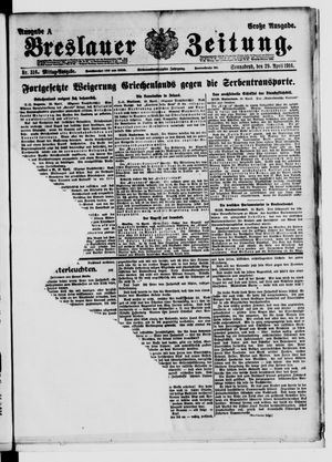 Breslauer Zeitung vom 29.04.1916
