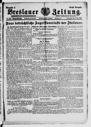 Breslauer Zeitung on May 2, 1916