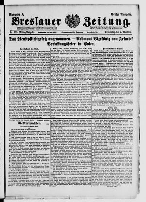 Breslauer Zeitung on May 4, 1916
