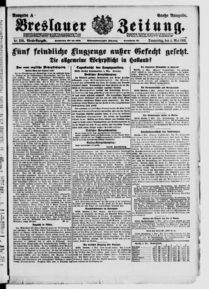 Breslauer Zeitung vom 04.05.1916