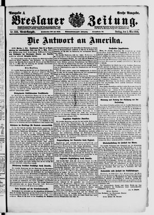 Breslauer Zeitung on May 5, 1916