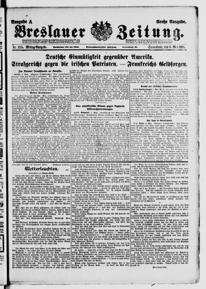 Breslauer Zeitung vom 06.05.1916