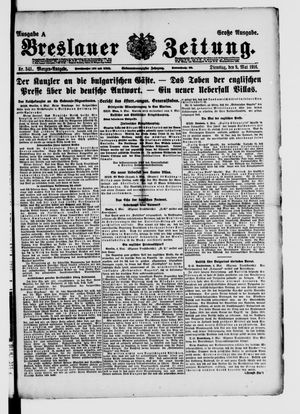 Breslauer Zeitung on May 9, 1916