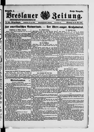 Breslauer Zeitung vom 10.05.1916