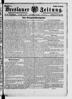 Breslauer Zeitung vom 23.05.1916