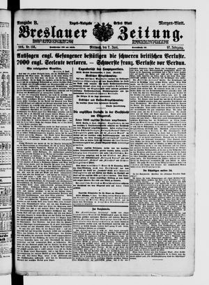 Breslauer Zeitung vom 07.06.1916