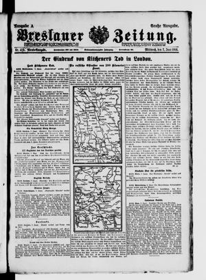 Breslauer Zeitung vom 07.06.1916