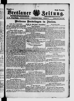 Breslauer Zeitung vom 09.06.1916
