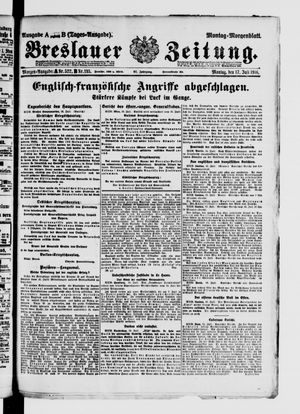 Breslauer Zeitung vom 17.07.1916