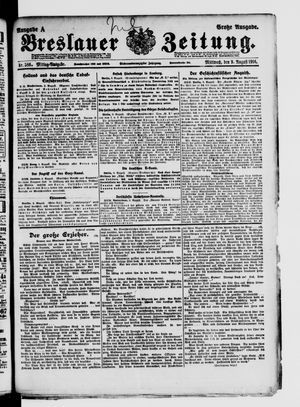 Breslauer Zeitung vom 09.08.1916