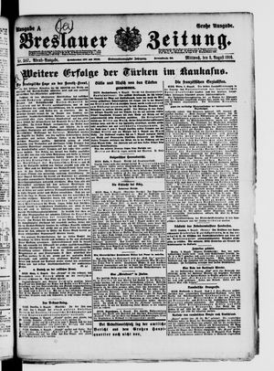 Breslauer Zeitung vom 09.08.1916