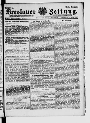 Breslauer Zeitung vom 22.08.1916