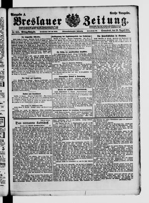 Breslauer Zeitung vom 26.08.1916