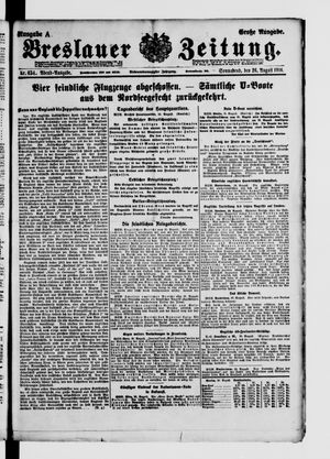 Breslauer Zeitung vom 26.08.1916