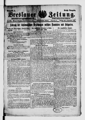 Breslauer Zeitung vom 01.09.1916