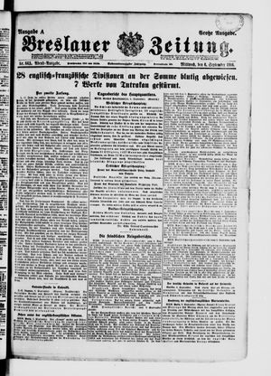 Breslauer Zeitung vom 06.09.1916
