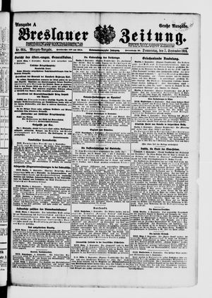 Breslauer Zeitung vom 07.09.1916