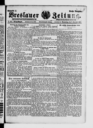 Breslauer Zeitung vom 07.09.1916