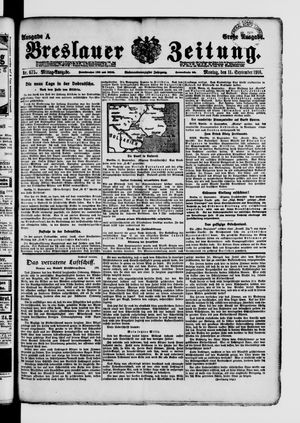 Breslauer Zeitung vom 11.09.1916