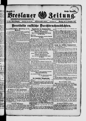 Breslauer Zeitung vom 11.09.1916