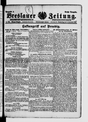 Breslauer Zeitung vom 14.09.1916