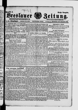 Breslauer Zeitung vom 16.09.1916