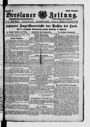 Breslauer Zeitung vom 20.09.1916