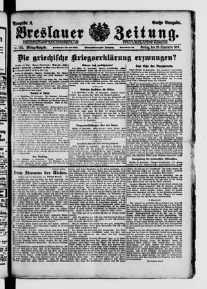 Breslauer Zeitung vom 29.09.1916