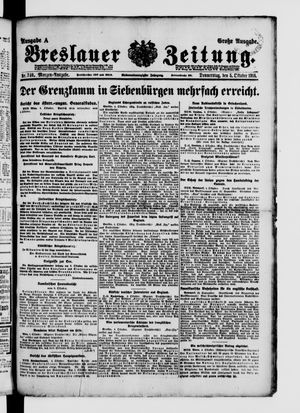 Breslauer Zeitung vom 05.10.1916