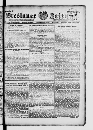 Breslauer Zeitung vom 07.10.1916
